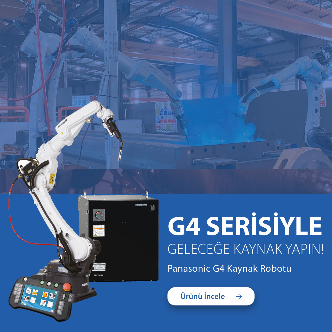 Panasonic Kaynak Robotları